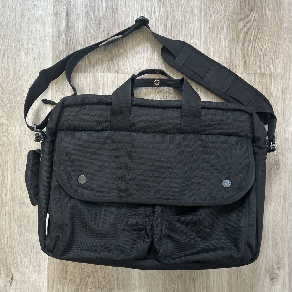 Dsptch Utility Brief Slingpack Shoulder Bag Black 3 Way DWR Laptop Backpack READ